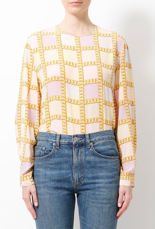 Céline 80s Chainlink Blouse - 1