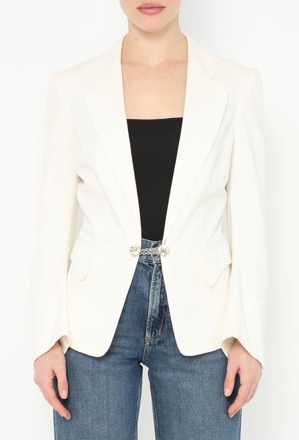 Balenciaga S/S 2006 Embossed Tailored Blazer - 1