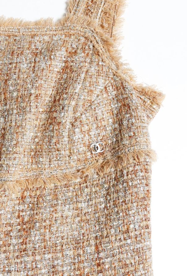 Chanel Iconic S/S 2005 Iridescent Tweed Dress - 6