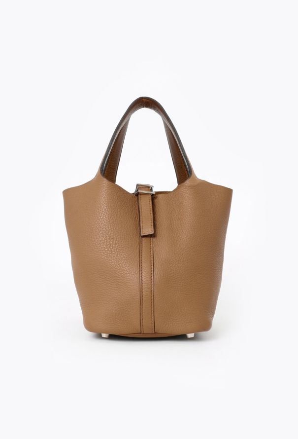 Hermès Tabac Camel Clémence Picotin 18 - 1
