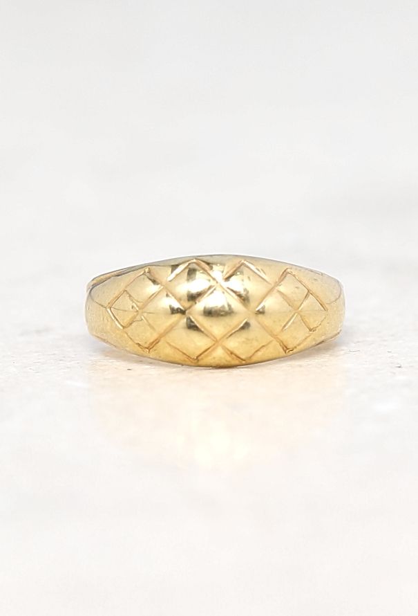 Vintage Fine Jewelry 18k Gold, Diamond & Ruby Band Ring Set - 5