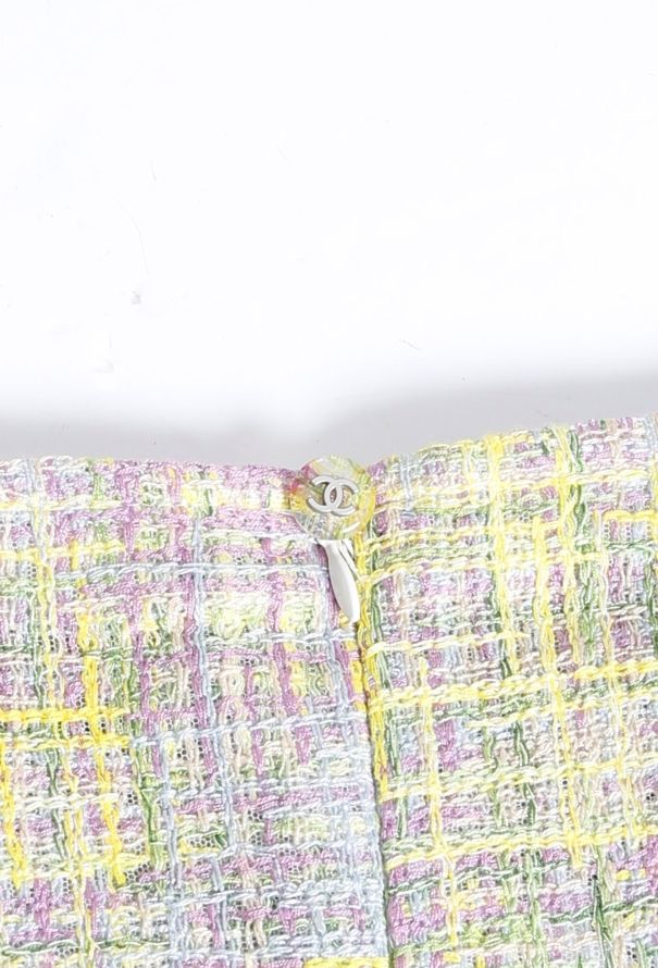 Chanel S/S 1998 Multicolor Tweed Dress - 8