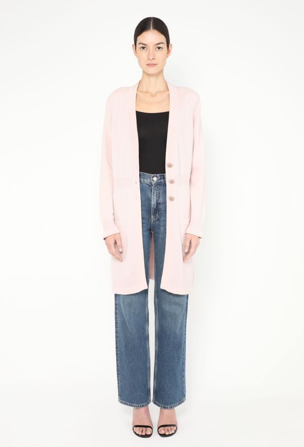 Chanel 2007 Ribbed Cashmere Cardigan - 3