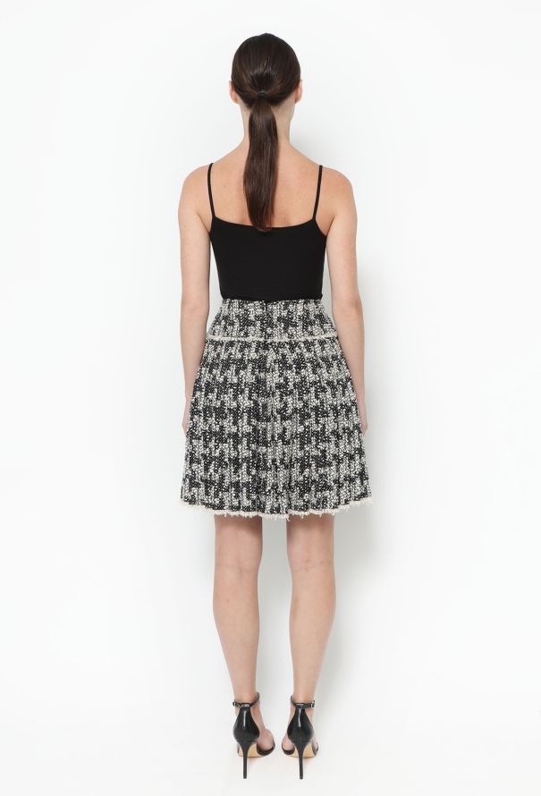 Chanel 2005 Tweed Frayed Trim Ensemble - 6