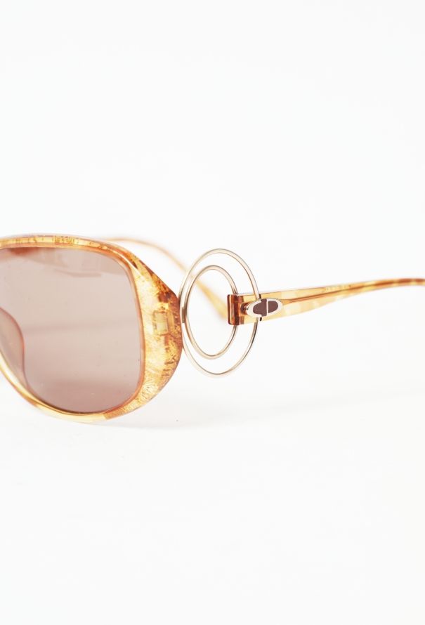 Christian Dior Vintage 'CD' Ellipse Sunglasses - 5