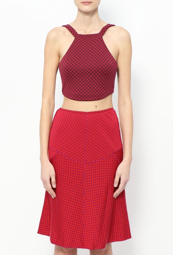 Alaïa 2001 Harlequin Halter Ensemble - 3