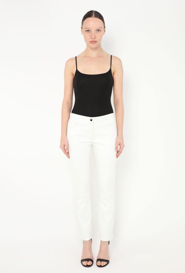 The Row Tapered Lambskin Pants - 2