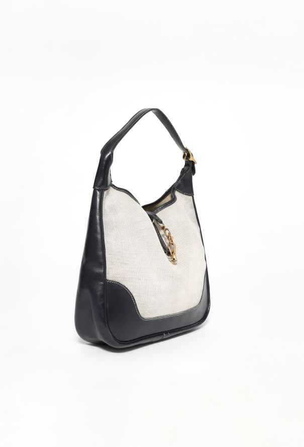 Hermès '50s Box & Toile H Trim Bag - 2