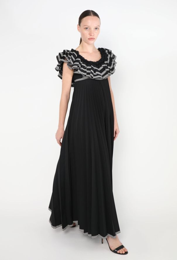 Jean Varon '70s Ruffled Gown - 1