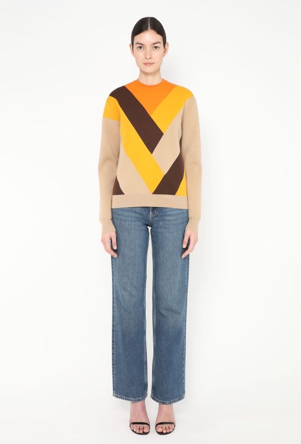 Céline F/W 2011 Colorblock Cashmere Sweater - 3
