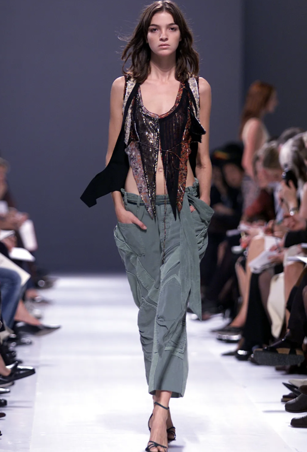 Balenciaga ICONIC S/S 2002 Le Dix Patchwork Top - 2