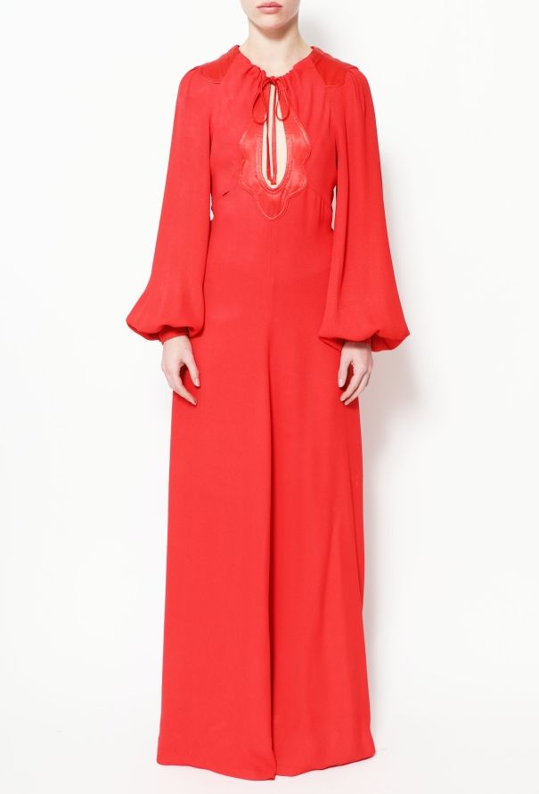 Ossie Clark 70s Bishop-Sleeve Crêpe Dress - 2