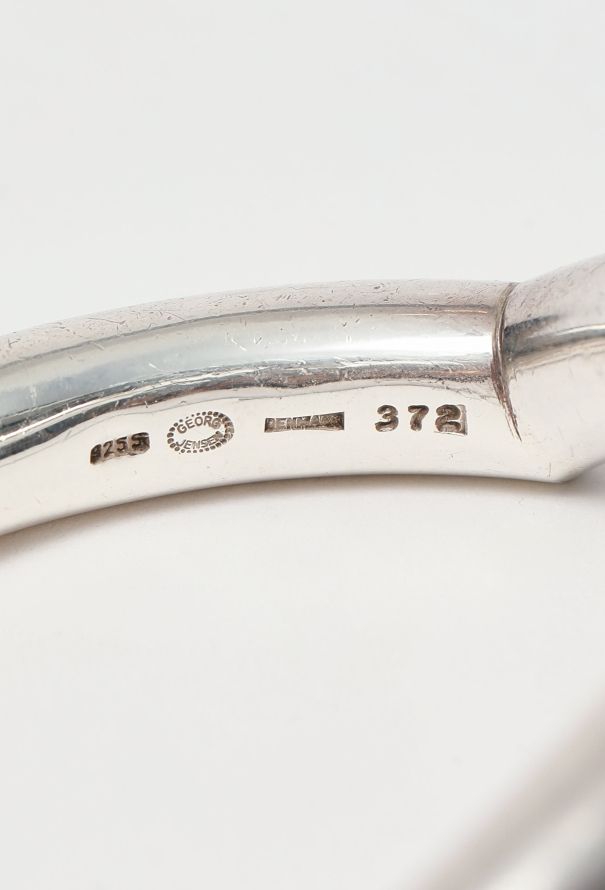 Modern Fine Jewelry Georg Jensen Silver Bangle Bracelet - 7