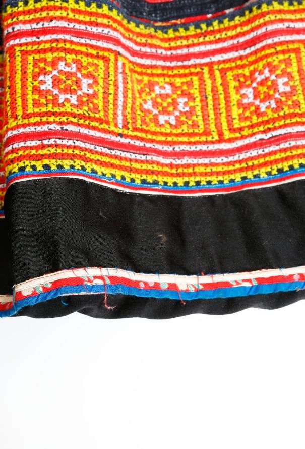 World Treasures Embroidered Patchwork Wrap Skirt - 5