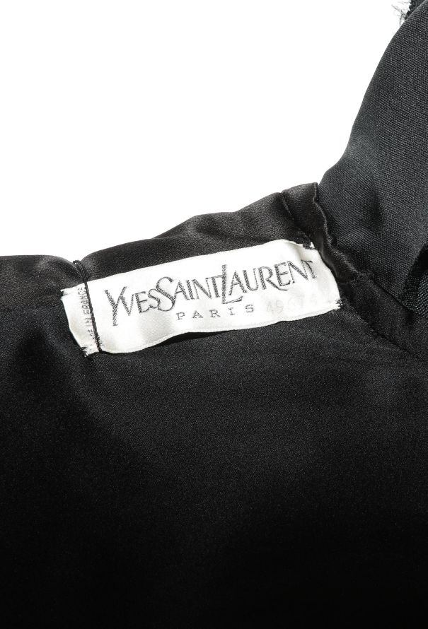 Saint Laurent RARE 1960s Haute Couture Babydoll Dress - 5