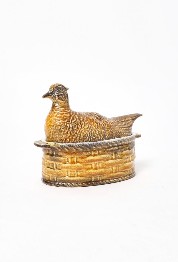 Dior Vintage Earthenware Pheasant Serving Dish - 4
