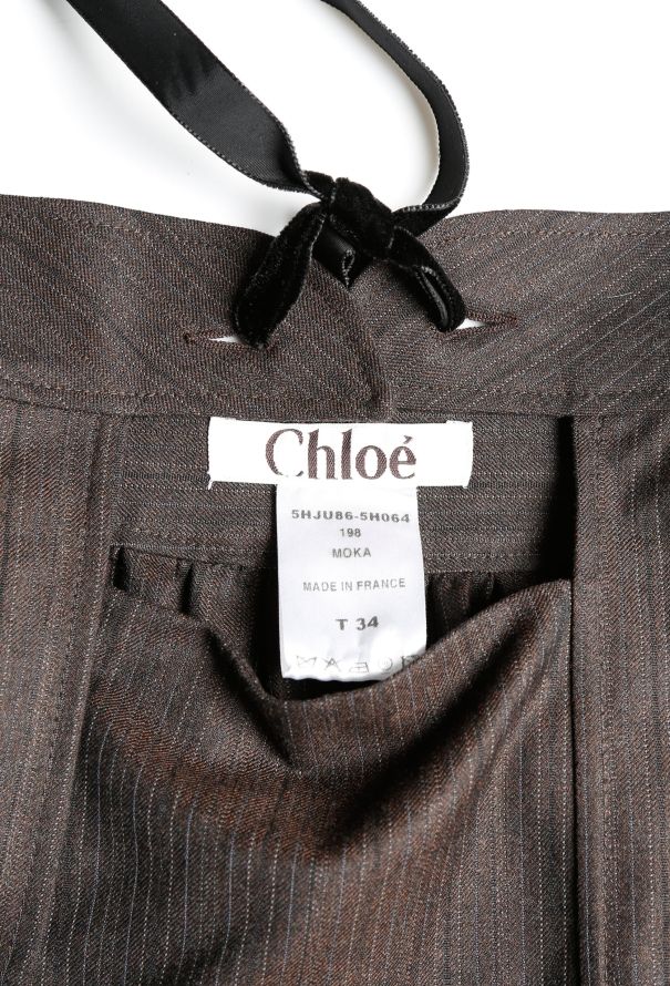 Chloé F/W 2005 Layered Pinstripe Skirt - 6