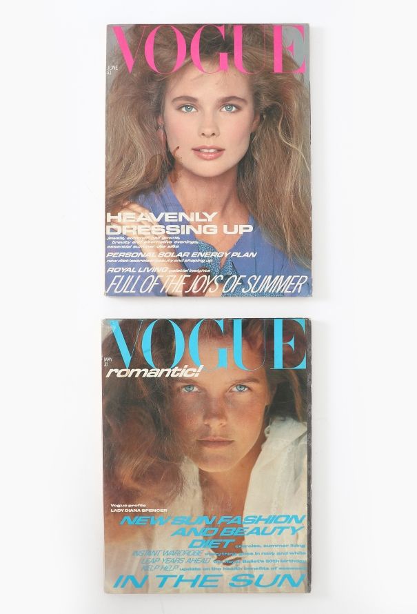 VOGUE UK 1981 Bruce Weber Cover Set - 1