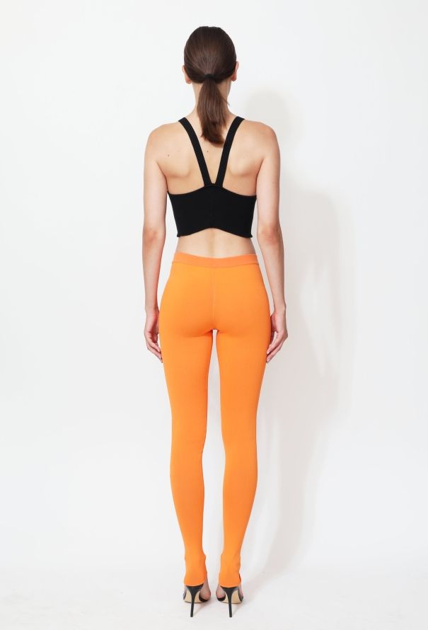 Chanel 2012 Thin Ribbed 'CC' Leggings - 4