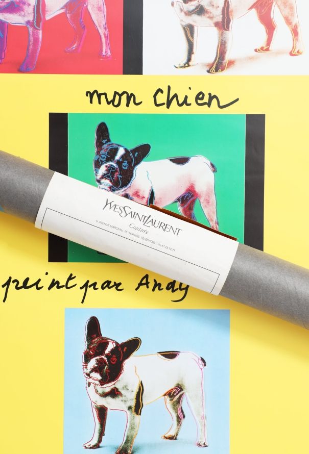 Saint Laurent Rare 1991 Love Poster, in Original Packaging - 2