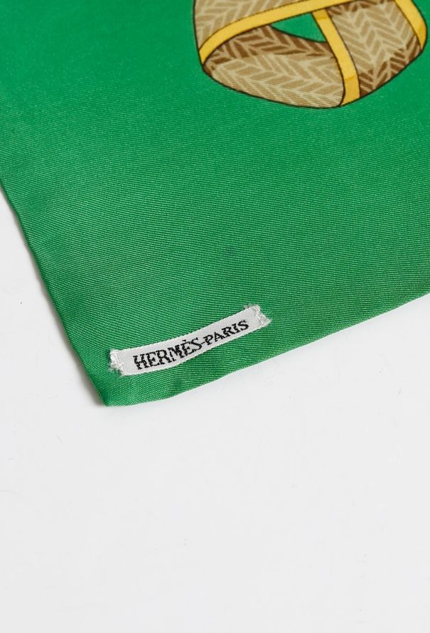 Hermès Vintage 'Frontaux et Corcades' Silk Scarf - 4