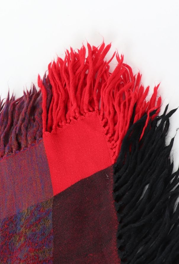 Saint Laurent Vintage Embroidered Paisley Tassel Scarf - 6