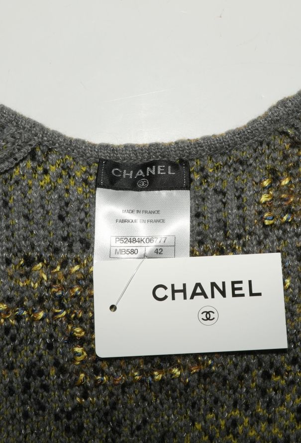 Chanel 2015 Tonal Quilted Knit Dress - 5