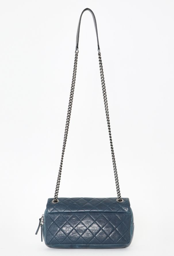 Chanel Blue Portobello Flap Bag - 4