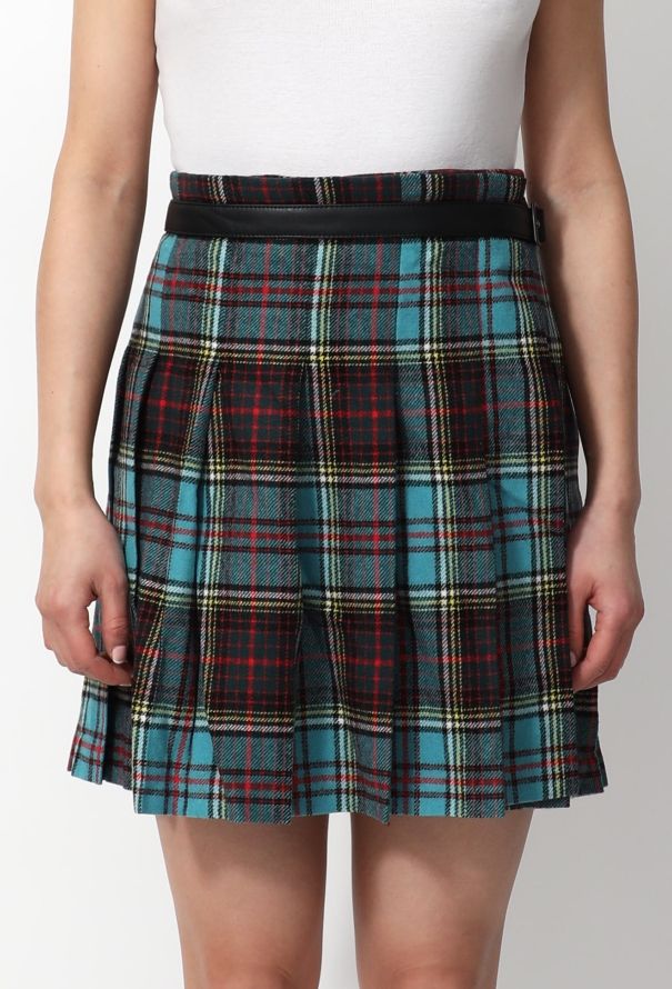 Junya Watanabe F/W 2016 Plaid Pleated Skirt - 3