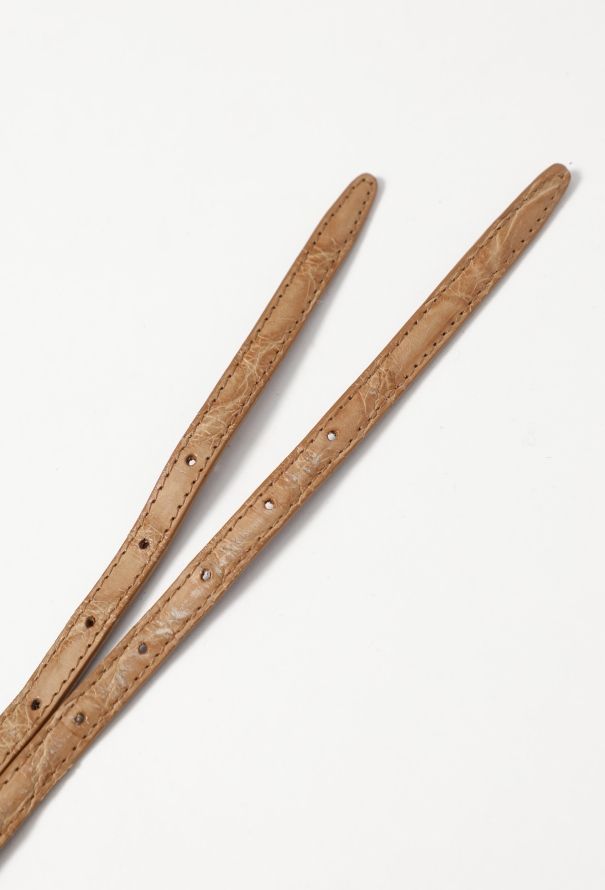 Balenciaga Alligator Layered Belt - 7