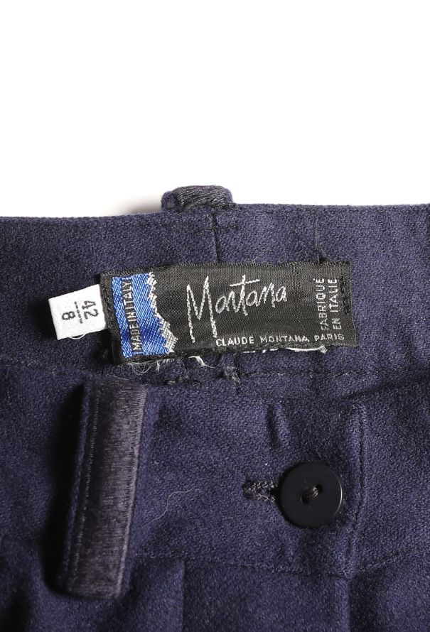 Claude Montana Vintage Tapered Trousers - 5