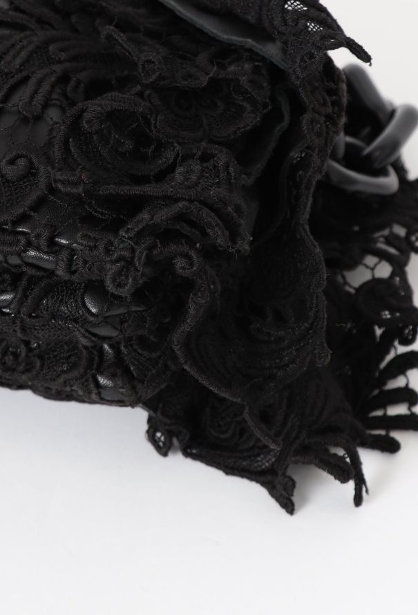 Prada F/W 2008 Guipure Lace Shoulder Bag - 9