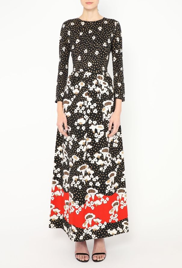 Lanvin RARE 1972 Printed Maxi Dress - 2