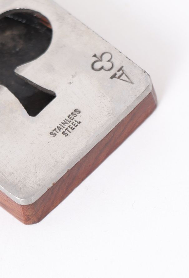 Vintage Objects & Decor Steel Poker Club Bottle Opener - 4