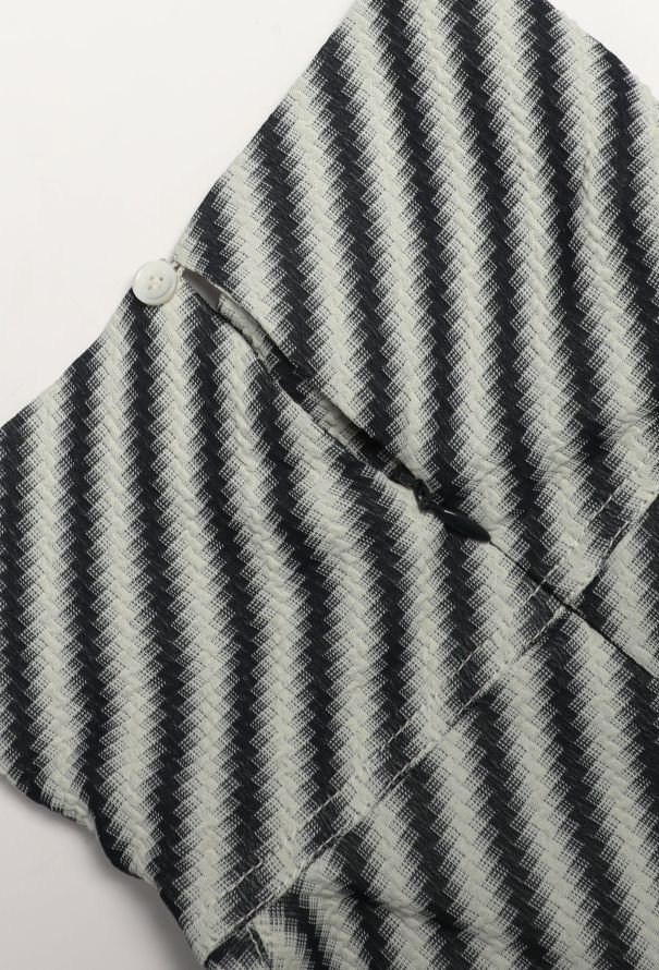 Céline High-Neck Striped Tunic - 6