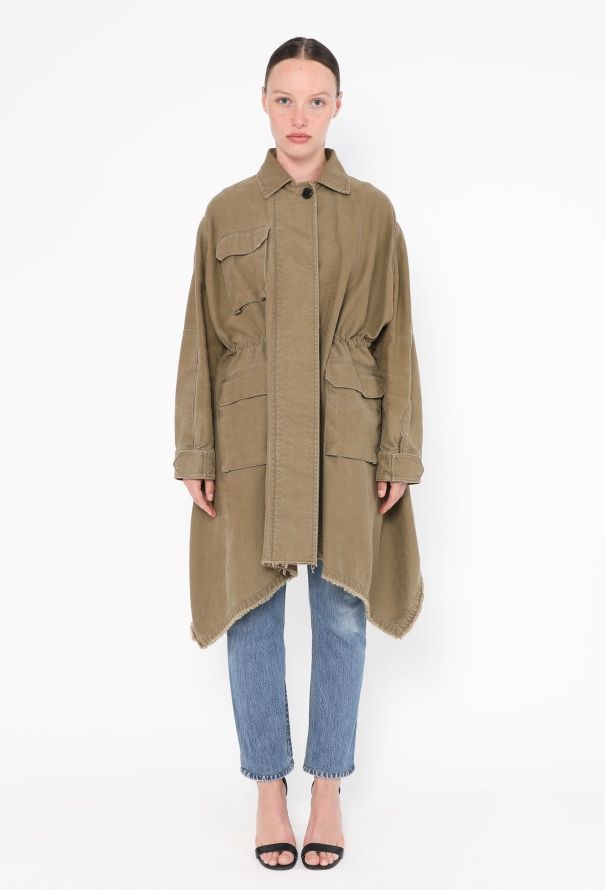 Valentino S/S 2017 Asymmetrical Cargo Jacket - 1