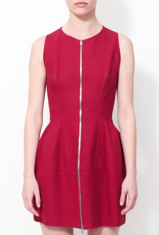Alaïa Textured Hourglass Zip Dress - 2