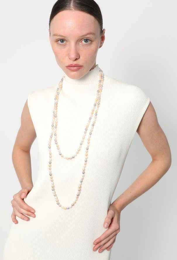 Bucherer Cultured Pearl Sautoir Necklace - 3