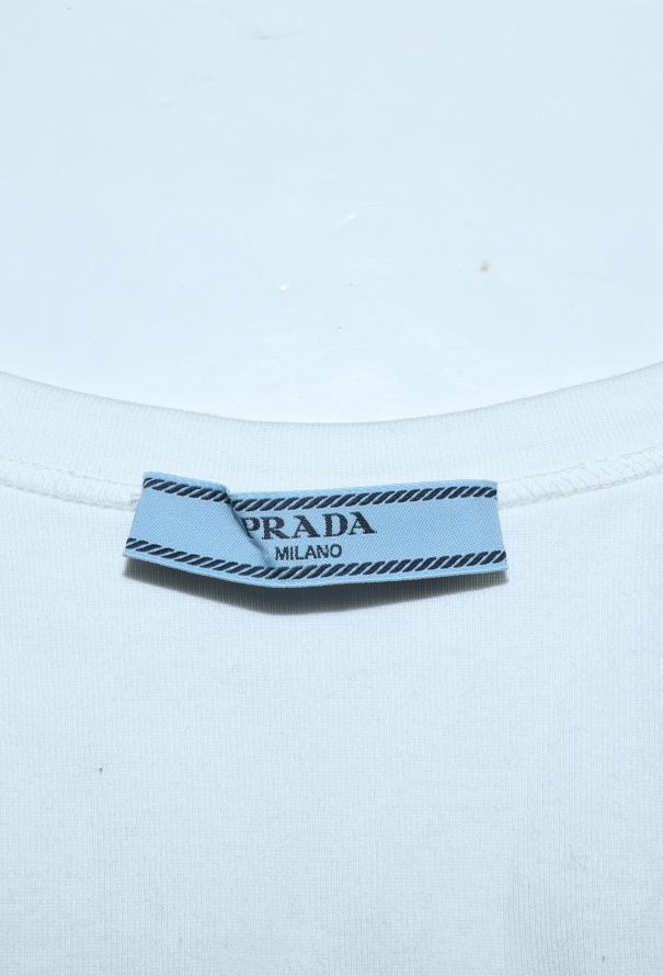 Prada F/W 2022 Logo Cotton Tank - 5