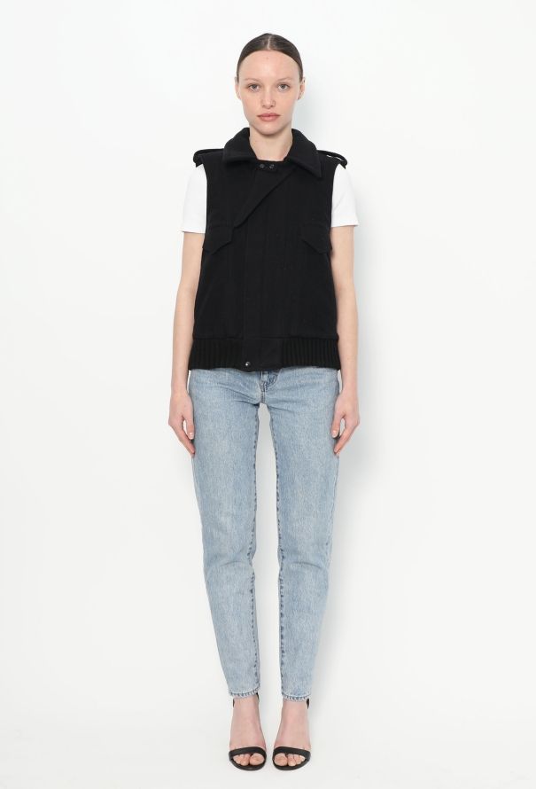 Balenciaga F/W 2002 Padded Bomber Vest - 3