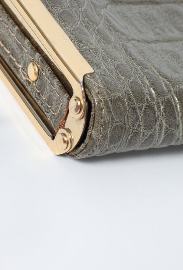 Alligator Crossbody Minaudière - 9