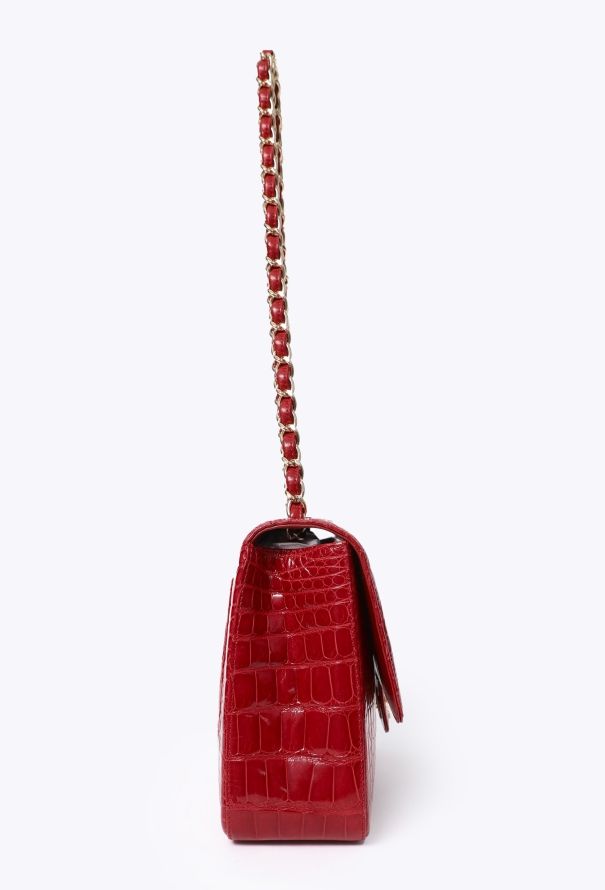 Chanel Jumbo Timeless Bag in Red Alligator – Bespoke Order - 5