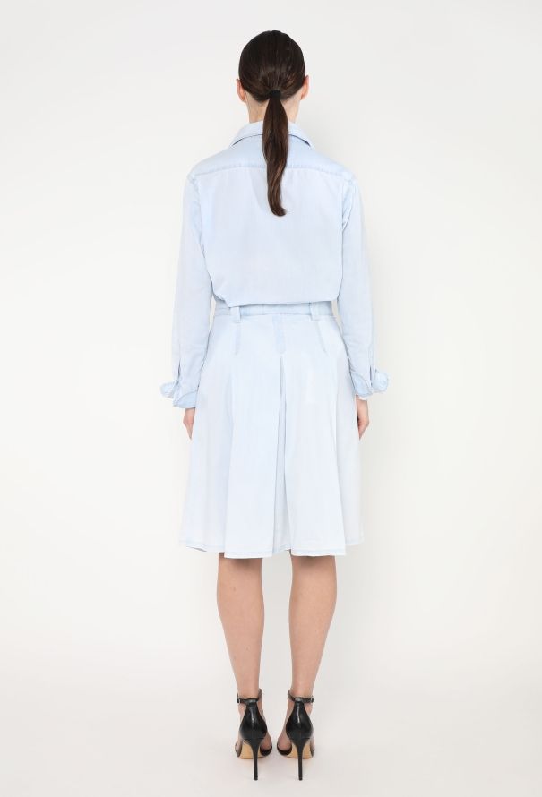 Miu Miu 2023 Western Cotton Skirt Ensemble - 5