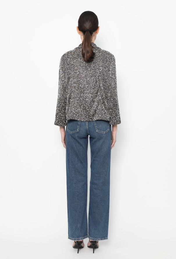 Chanel 1999 Iridescent Beaded Jacket - 4