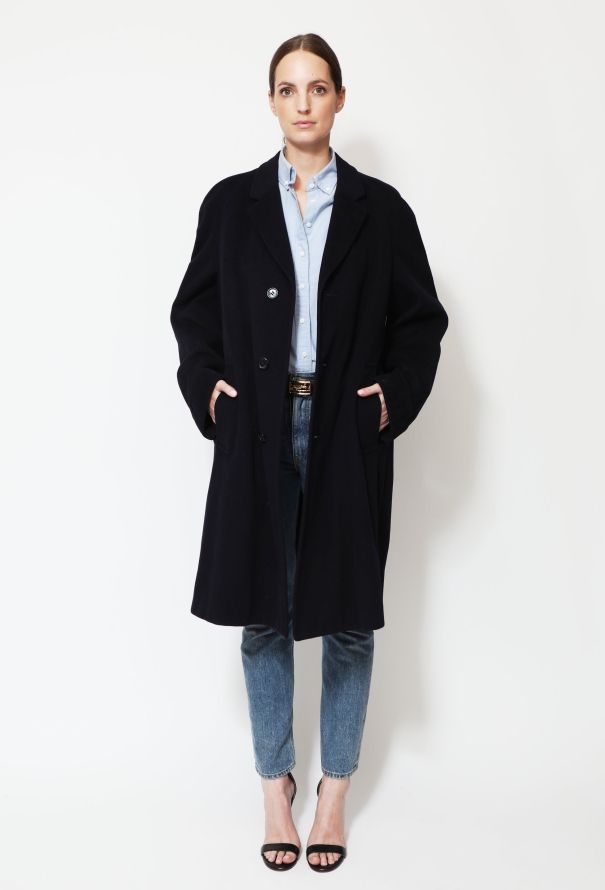 Burberry Vintage Classic Wool Coat - 4