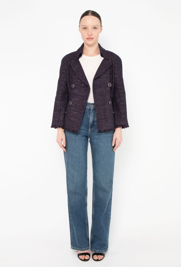 Chanel 2008 Iridescent Tweed Jacket - 3