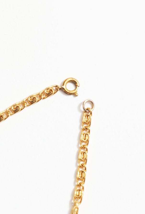 Balenciaga Vintage Enamel Spiral Necklace - 7