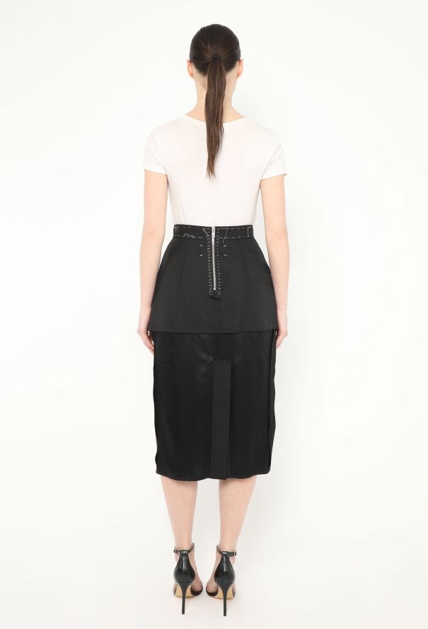 Maison Margiela 2024 Deconstructed Peplum Skirt - 4