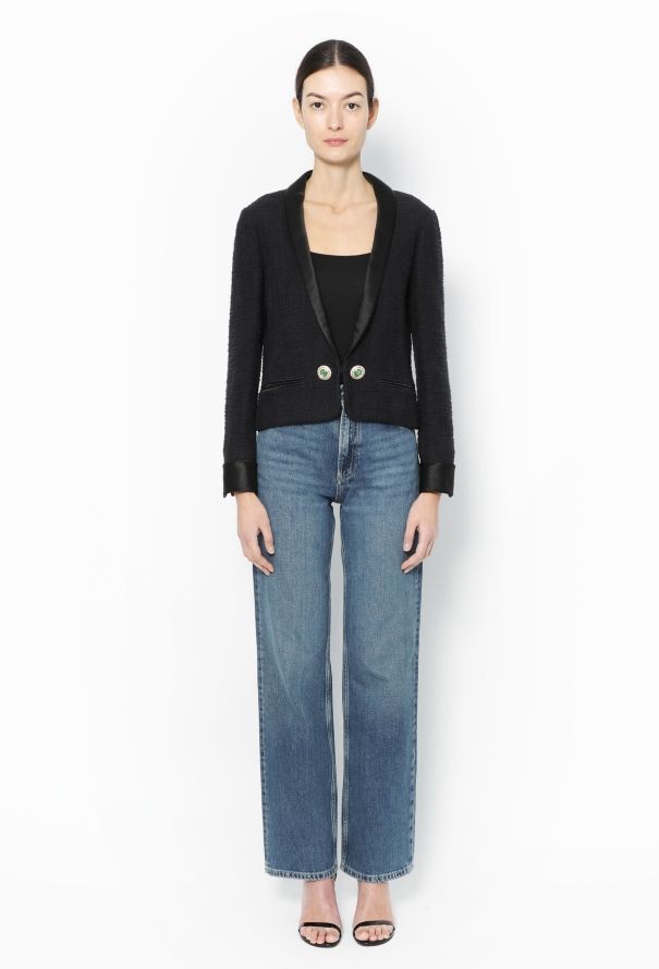 Chanel Pre-Fall 2012 Paris-Bombay Tweed Smoking Jacket - 5