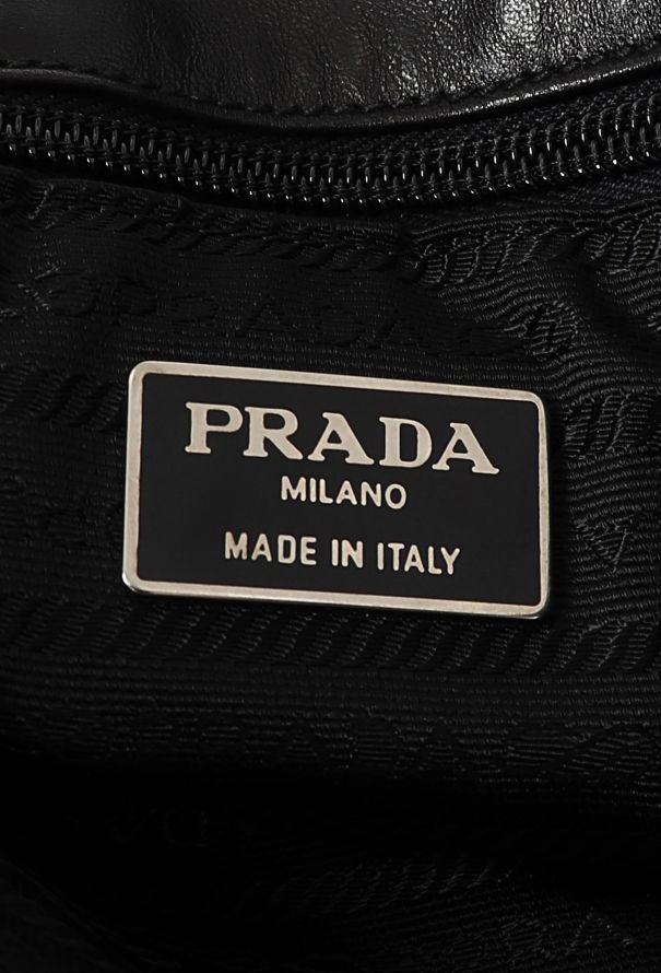 Prada Black Leather Tote Bag - 11